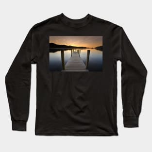 The Ashness Ferry Landing at Derwent Water Lake District Long Sleeve T-Shirt